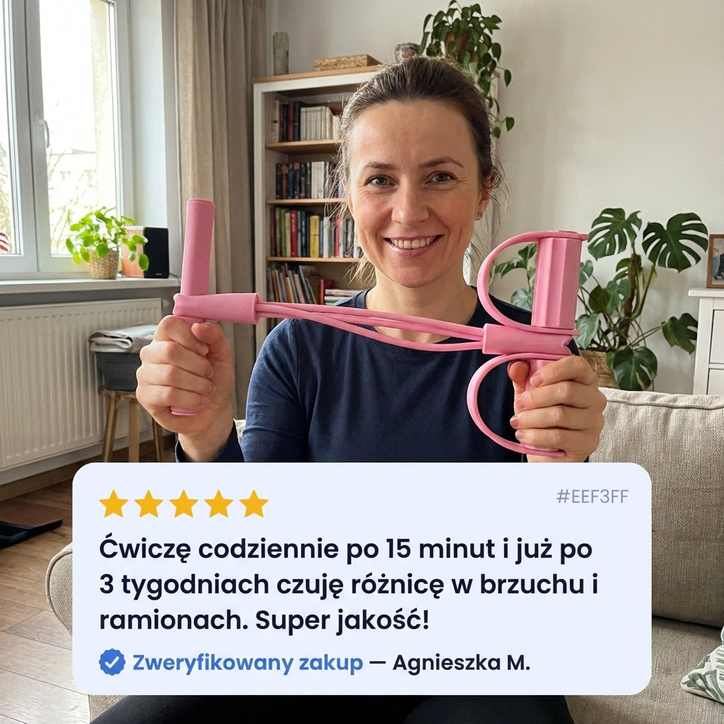 Guma Oporowa do Ćwiczeń z Pedałami 4-Rurowa | FLEXORA