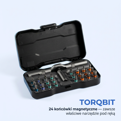 Magnetyczny Zestaw Wkrętaków 24w1 z Grzechotką T | TORQBIT