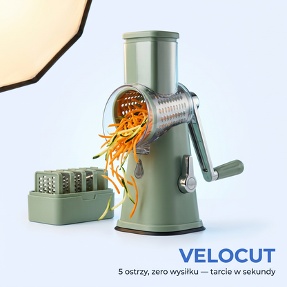 Tarka Obrotowa 5w1 do Warzyw i Sera | VELOCUT