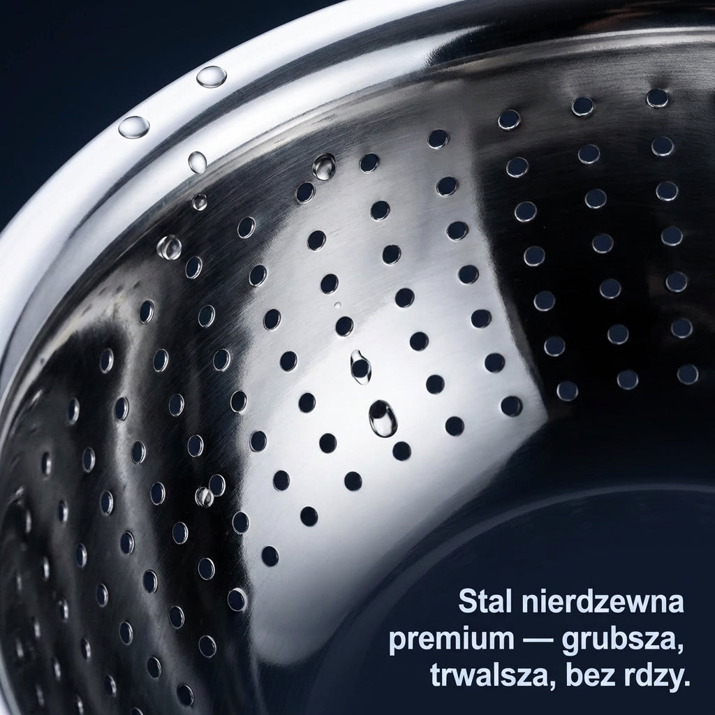 Miska Wielofunkcyjna 3w1 ze Stali Nierdzewnej | NESTEEL
