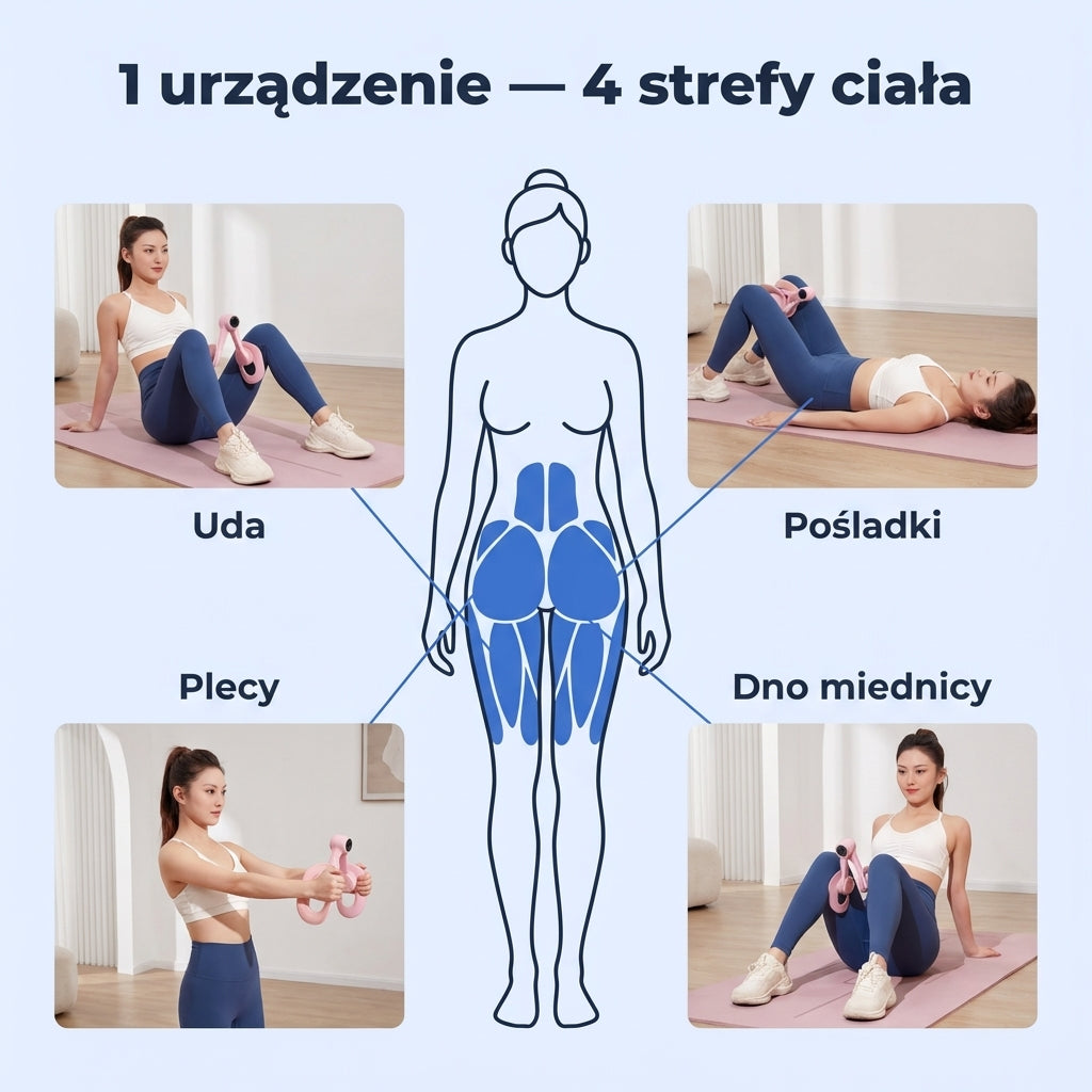Ściskacz na Uda i Mięśnie Dna Miednicy 360° | PELVIQ