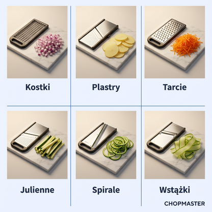 Wielofunkcyjna Siekaczka do Warzyw 14w1 z Pojemnikiem | CHOPMASTER