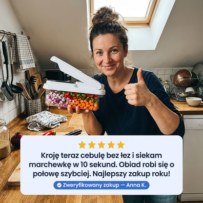 Wielofunkcyjna Siekaczka do Warzyw 14w1 z Pojemnikiem | CHOPMASTER