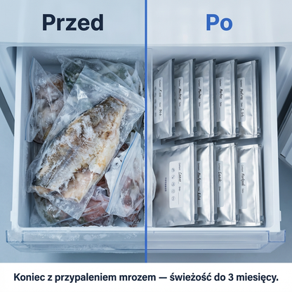 Torby Aluminiowe do Mrożenia i Przechowywania 30szt | FROSTPACK