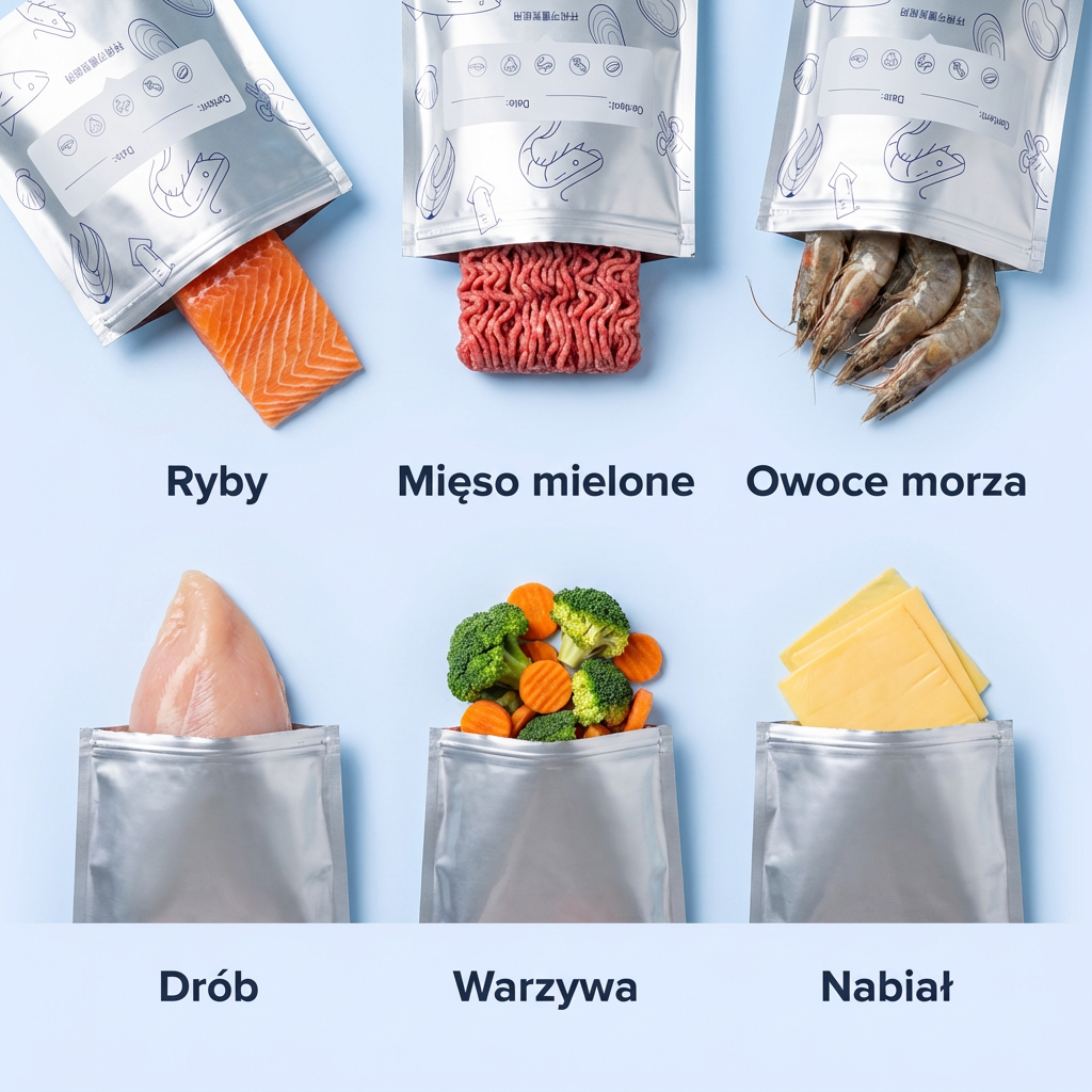 Torby Aluminiowe do Mrożenia i Przechowywania 30szt | FROSTPACK