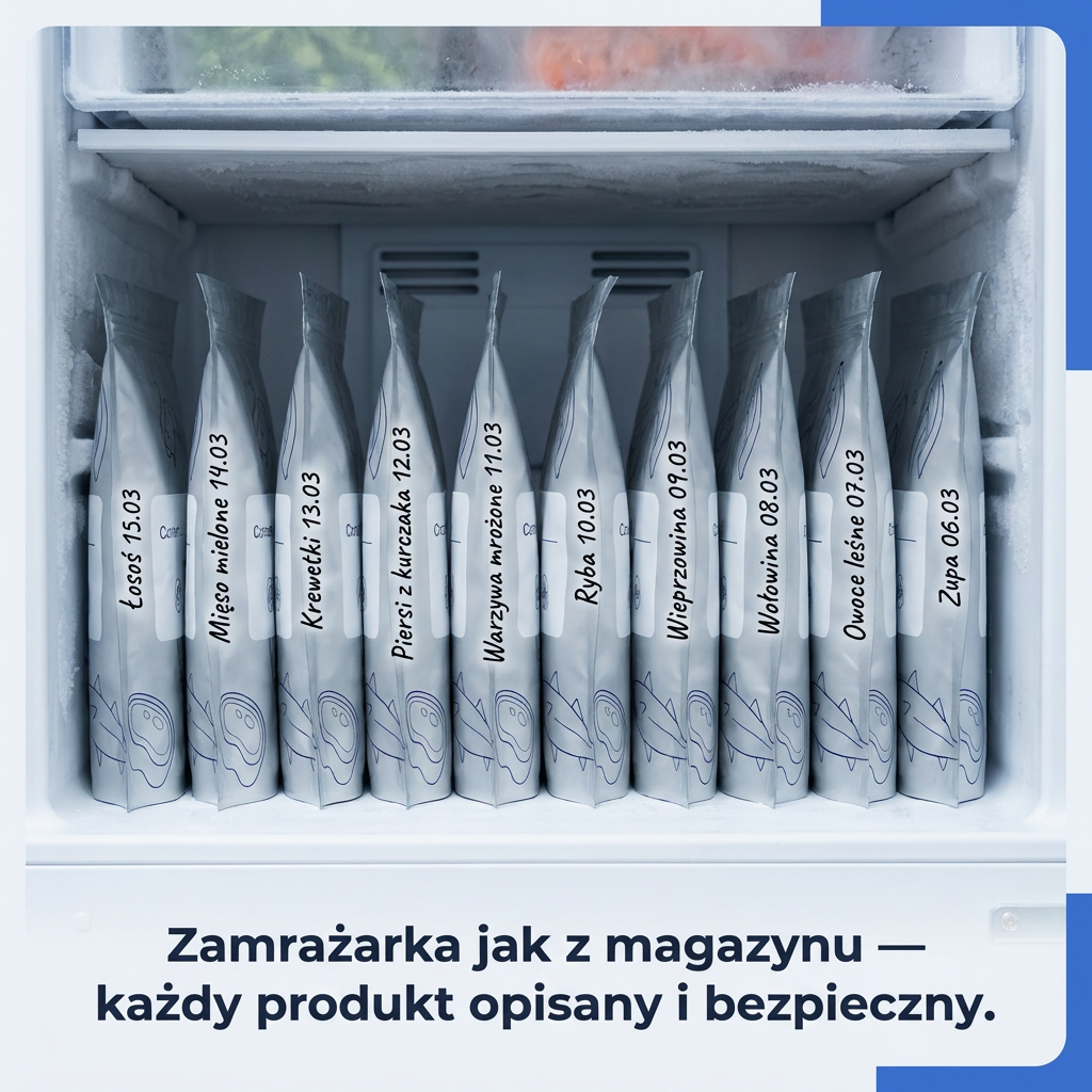 Torby Aluminiowe do Mrożenia i Przechowywania 30szt | FROSTPACK