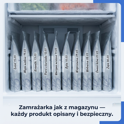 Torby Aluminiowe do Mrożenia i Przechowywania 30szt | FROSTPACK