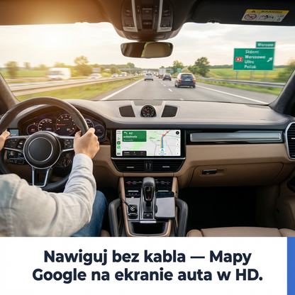 Adapter CarPlay i Android Auto Bezprzewodowy 2w1 | DRIVLINK