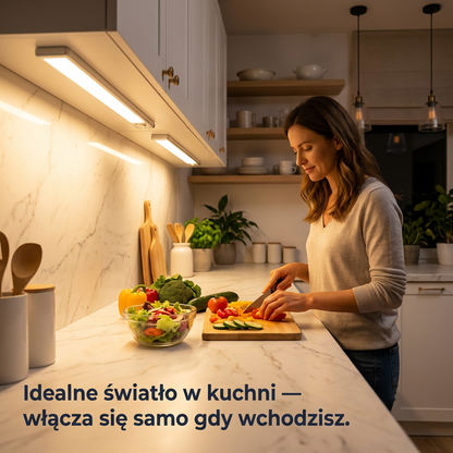 Bezprzewodowa Listwa LED z Czujnikiem Ruchu | LUMIRA