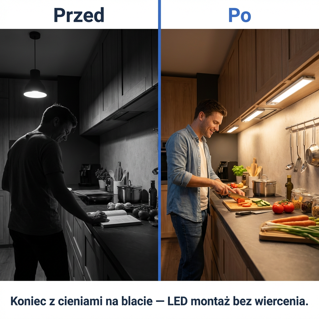 Bezprzewodowa Listwa LED z Czujnikiem Ruchu | LUMIRA