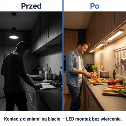 Bezprzewodowa Listwa LED z Czujnikiem Ruchu | LUMIRA
