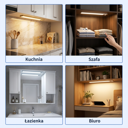 Bezprzewodowa Listwa LED z Czujnikiem Ruchu | LUMIRA