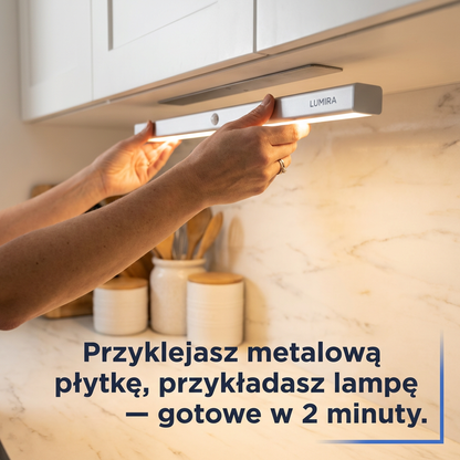Bezprzewodowa Listwa LED z Czujnikiem Ruchu | LUMIRA