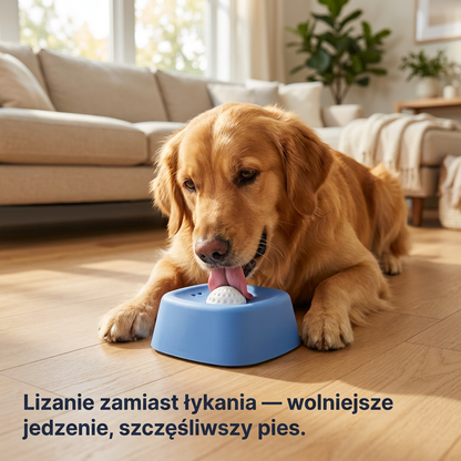 Miska Slow Feeder z Kulką dla Psa na Płynne Smakołyki | LICKBALL