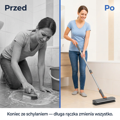 Szczotka do Szorowania Podłóg z Długą Rączką 360° | SCRUBBEX