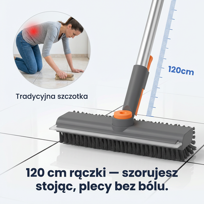 Szczotka do Szorowania Podłóg z Długą Rączką 360° | SCRUBBEX
