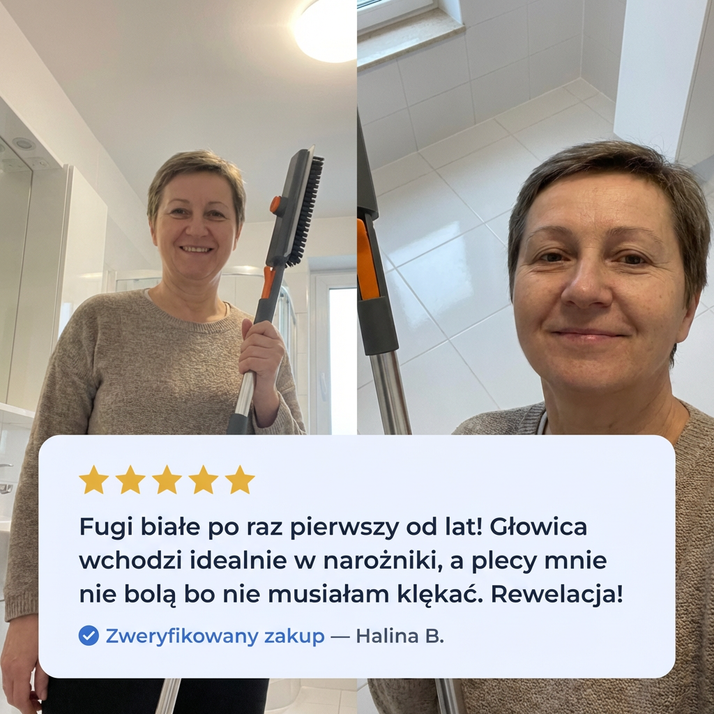 Szczotka do Szorowania Podłóg z Długą Rączką 360° | SCRUBBEX