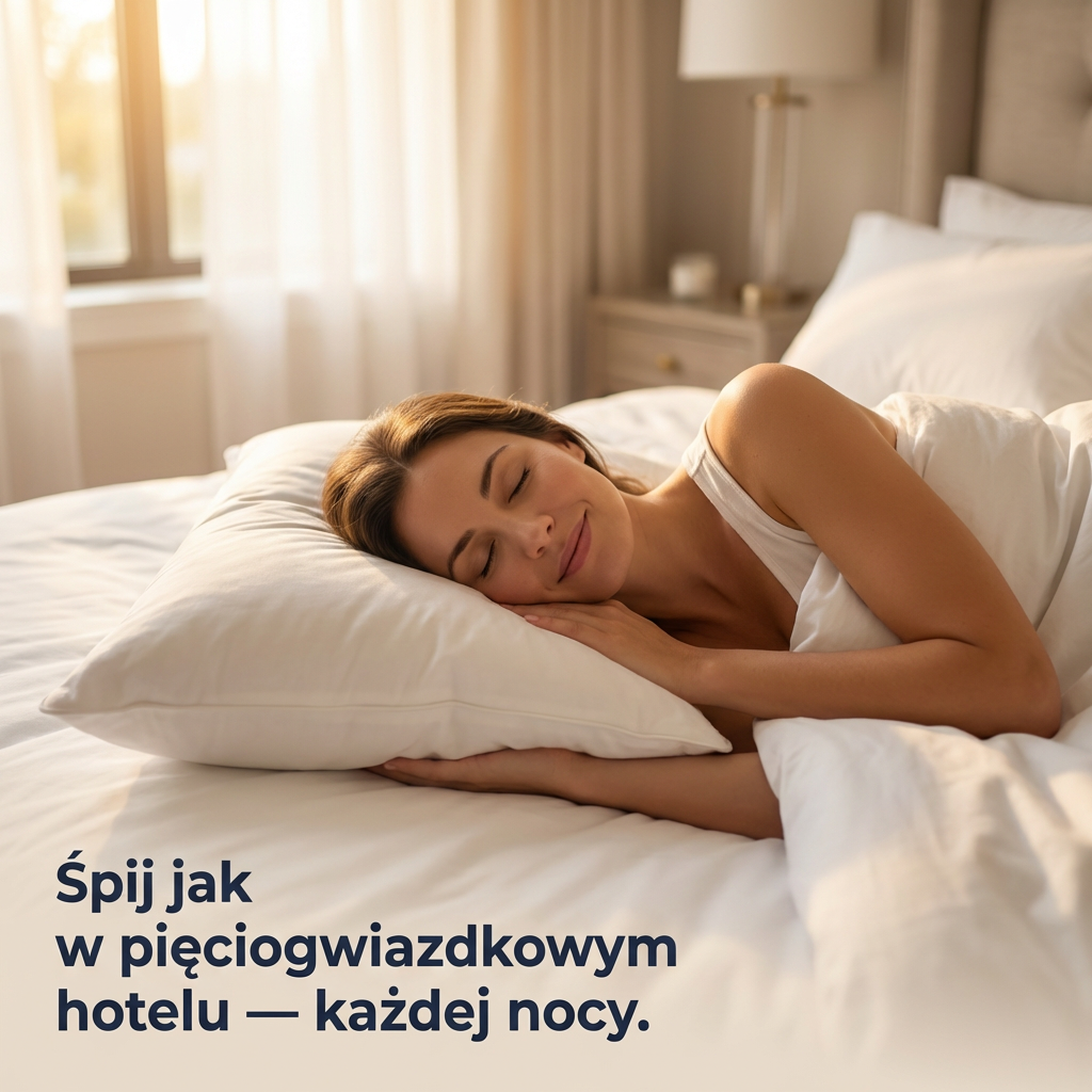 Poduszka Hotelowa z Wypełnieniem Puchopodobnym | CLOUDLOFT