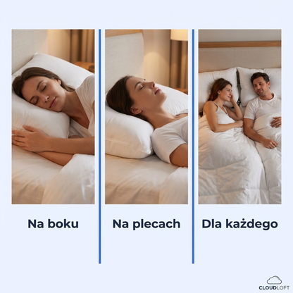 Poduszka Hotelowa z Wypełnieniem Puchopodobnym | CLOUDLOFT