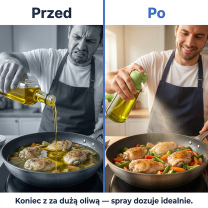 Butelka na Oliwę 2w1 Spray i Dozownik | OLIVEA