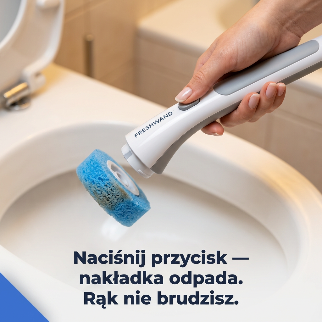 Szczotka WC z Jednorazowymi Nakładkami | FRESHWAND
