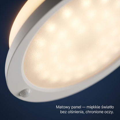 Bezprzewodowa Lampa Sufitowa LED z Czujnikiem Ruchu i Pilotem | CEILIX