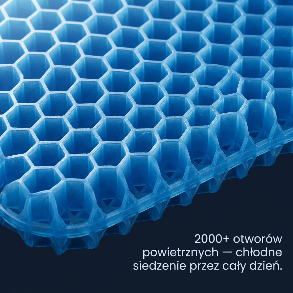 Poduszka Żelowa Plaster Miodu na Krzesło | GELHEX