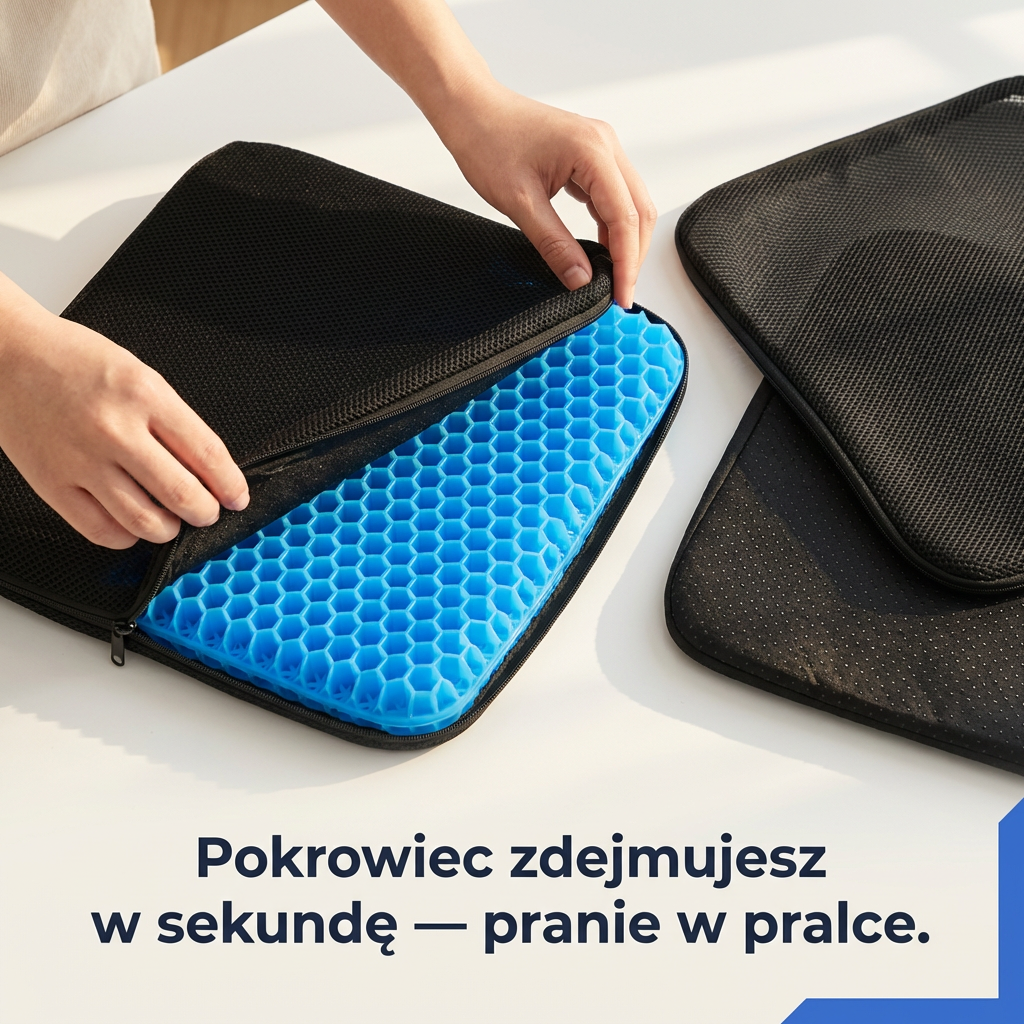 Poduszka Żelowa Plaster Miodu na Krzesło | GELHEX