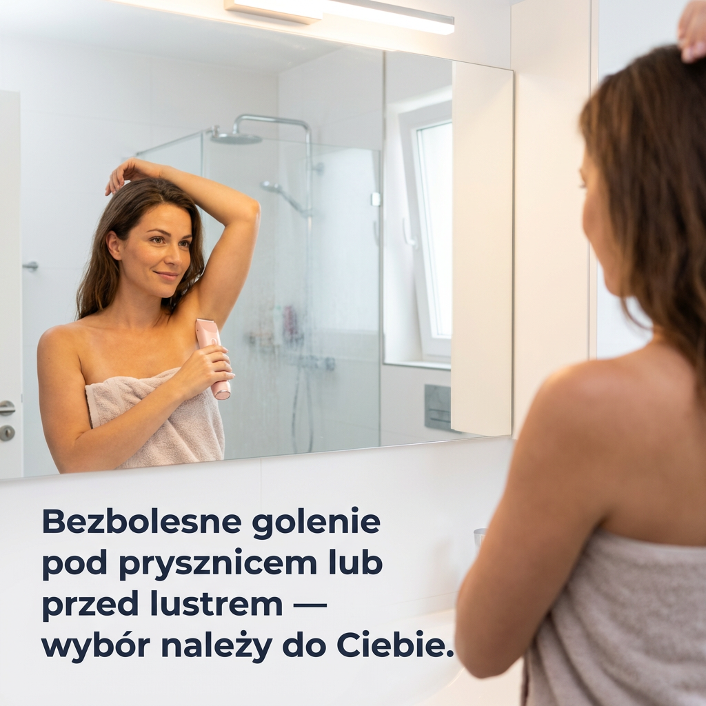 Elektryczna Golarko-Trymer 2w1 dla Kobiet IPX7 | SILKPRO