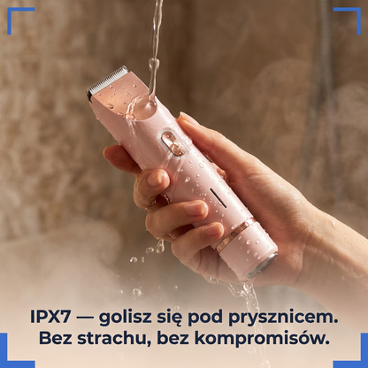 Elektryczna Golarko-Trymer 2w1 dla Kobiet IPX7 | SILKPRO