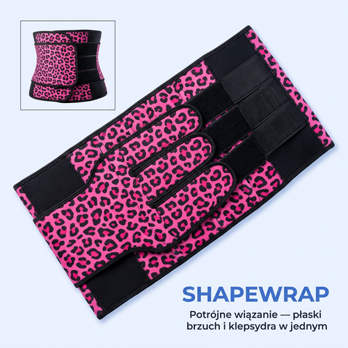 Pas Wyszczuplający Waist Trainer 3-Warstwowy z Fiszbinami | SHAPEWRAP