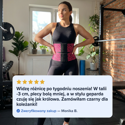 Pas Wyszczuplający Waist Trainer 3-Warstwowy z Fiszbinami | SHAPEWRAP