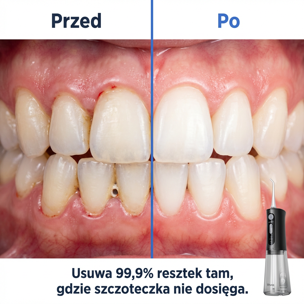 Irygator Dentystyczny Bezprzewodowy 6w1 | AQUAJET