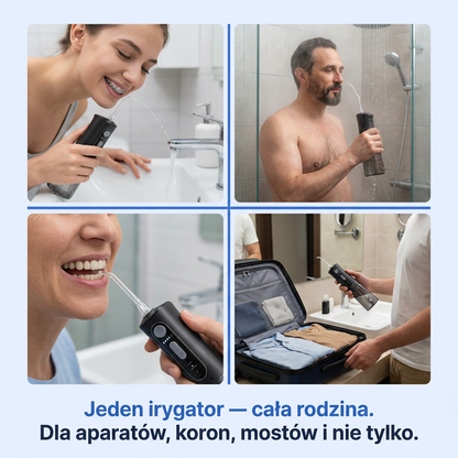 Irygator Dentystyczny Bezprzewodowy 6w1 | AQUAJET