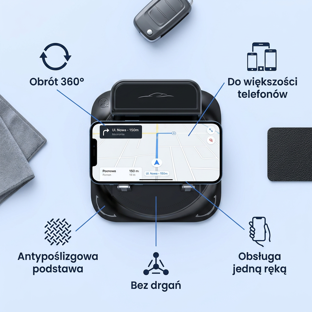 Uchwyt Samochodowy na Telefon 360° | NAVISTAND